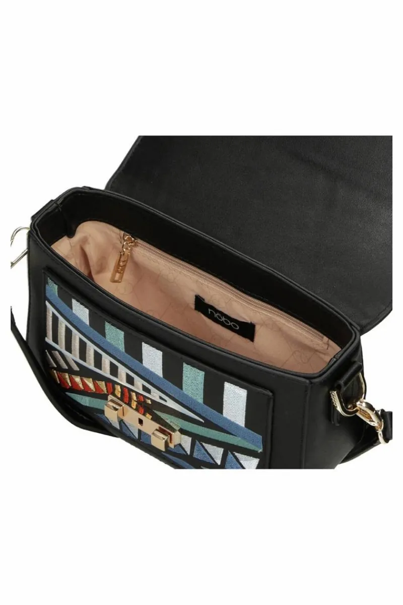 Hot Torebka Listonoszka M1320-C020 Czarna Torebki Nobo|Torebki Kuferki