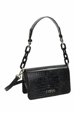 Torebki Nobo|Listonoszki></noscript>Nobo Torebka Listonoszka Wężowa M0110-C020 Czarna