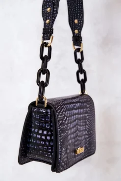 Torebki Nobo|Listonoszki></noscript>Nobo Torebka Listonoszka Wężowa M0110-C020 Czarna