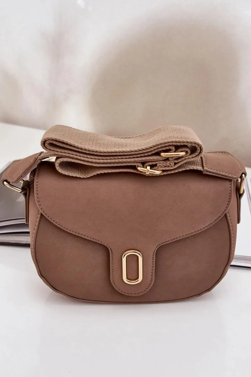 Torebki Klasyczne|Listonoszki>Boto Torebka Listonoszka Z Eko Skóry Ciemnobeżowa Samriddhi