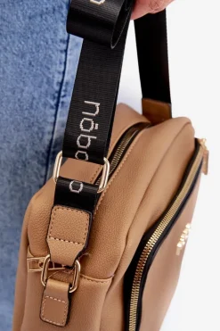 Online Torebka Listonoszka Z Eko Skóry BAGP990-K015 Brązowa Torebki Nobo|Torebki Klasyczne