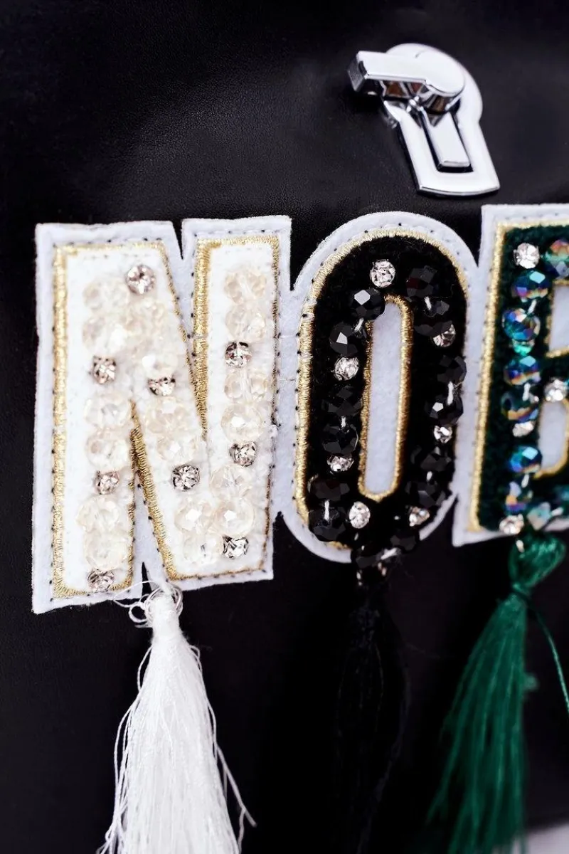 Outlet Torebka Listonoszka Z Frędzlami K2980 Czarna Torebki Nobo|Torebki Klasyczne