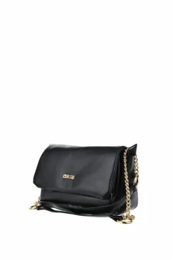 Torebki Klasyczne|Listonoszki>Big Star Shoes Torebka Listonoszka Ze Złotym Łańcuchem Big Star OO574048 Czarna