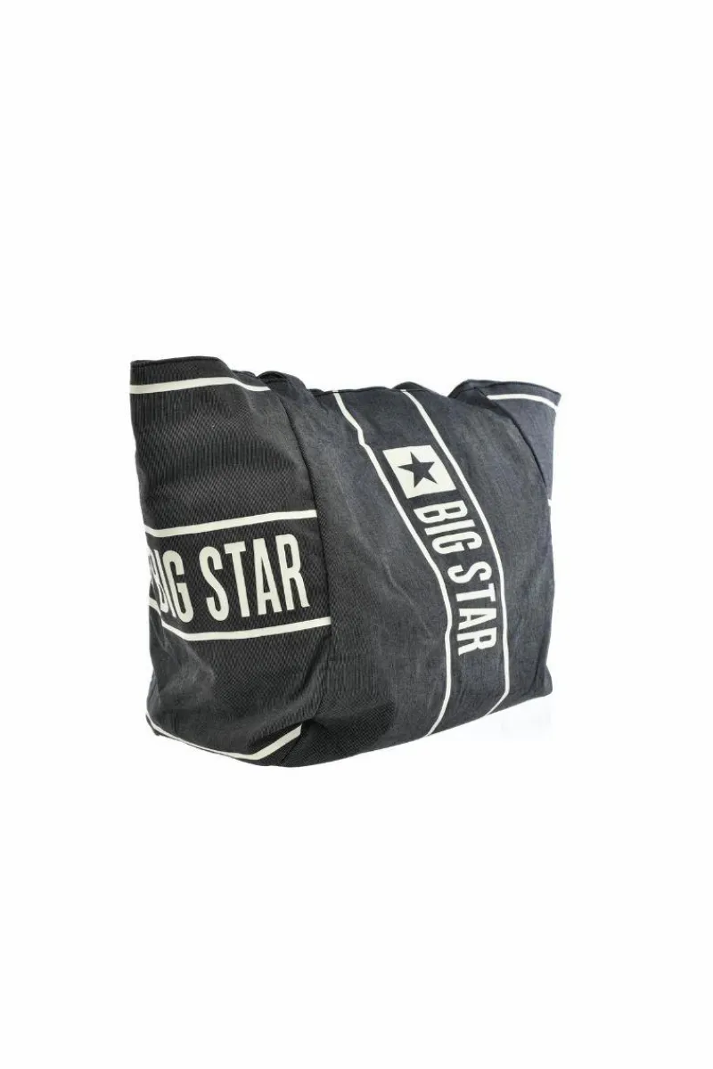 Torby Sportowe|Torebki Klasyczne>Big Star Shoes Torebka Materiałowa Big Star NN574056 Czarna
