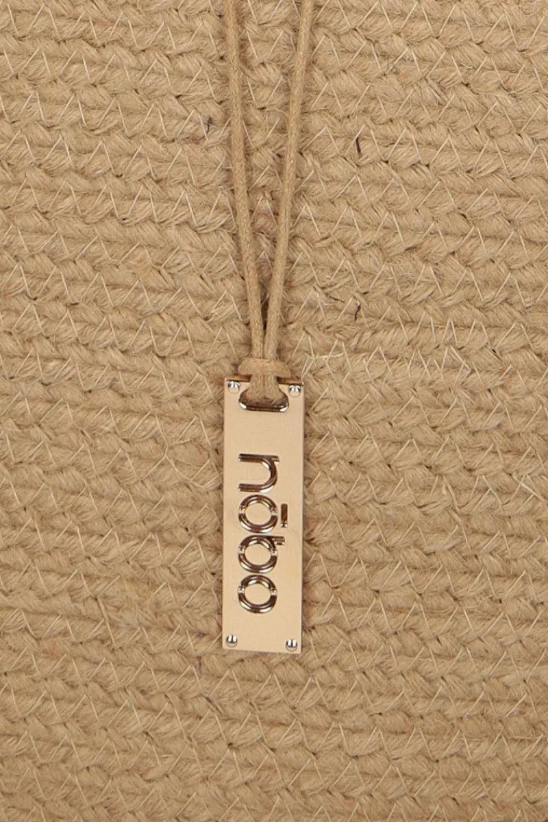 Discount Nobo Torebka Plażowa Koszyk XP0400-C003 Beżowo-Pomarańczowa