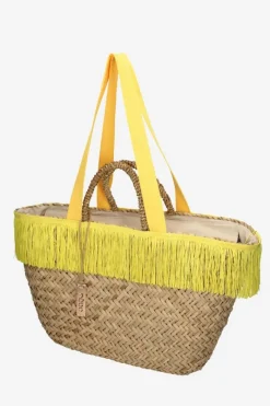 Torebki Nobo|Torebki Plażowe>Nobo Torebka Plażowa XP0320-C008 Beżowo-Żółta