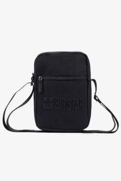 Sale Torebka Saszetka Big Star OO574110 Czarna Torby Sportowe|Listonoszki