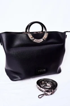 Hot Nobo Torebka Shopper Do Ręki K3520 Czarna