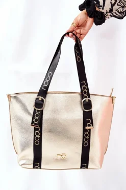 Hot Nobo Torebka Shopper Na Ramię NBAG-K2071-CM23 Złota