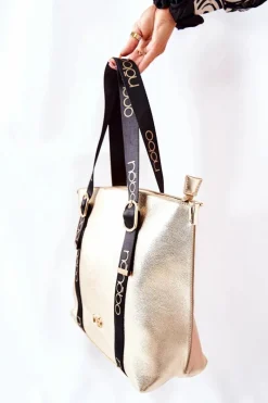 Hot Nobo Torebka Shopper Na Ramię NBAG-K2071-CM23 Złota