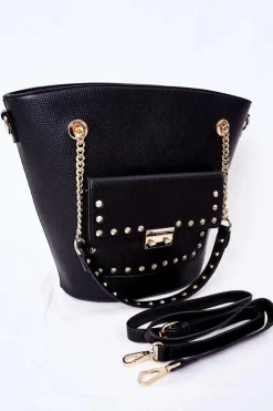 Online Torebka Shopper Na Ramię K4080 Czarna Torebki Nobo|Torebki Klasyczne