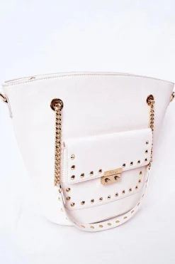 Torebki Nobo|Torebki Klasyczne>Nobo Torebka Shopper Na Ramię K4080 Biała