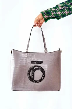 Torebki Nobo|Torebki Klasyczne>Nobo Torebka Shopper L0540 Szara