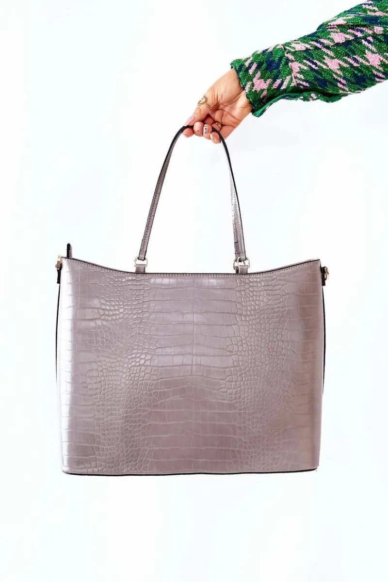 Torebki Nobo|Torebki Klasyczne>Nobo Torebka Shopper L0540 Szara