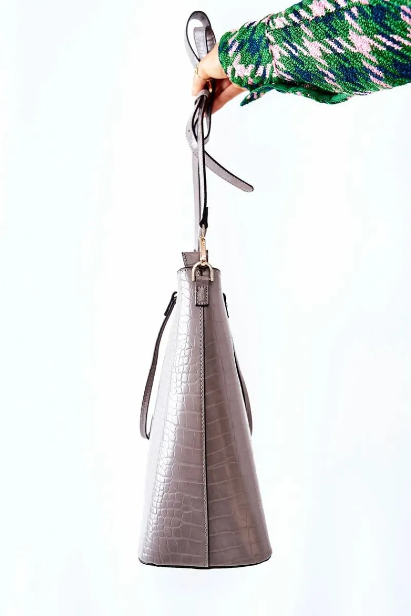 Torebki Nobo|Torebki Klasyczne>Nobo Torebka Shopper L0540 Szara