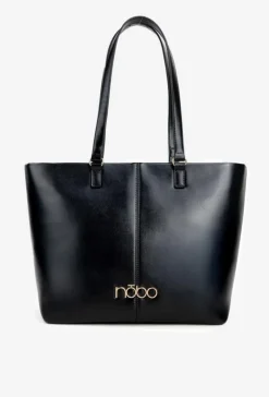 Torebki Nobo|Torebki Klasyczne>Nobo Torebka Shopperka BAG5740-020 Czarna