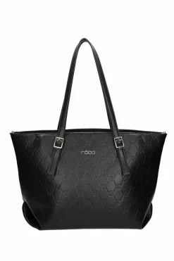 Hot Torebka Shopperka M0140-C020 Czarna Torebki Nobo|Torebki Klasyczne