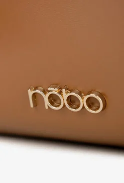 Online Torebka Shopperka Z Klamrą BAG6010-017 Jasnobrązowa Torebki Nobo|Torebki Klasyczne