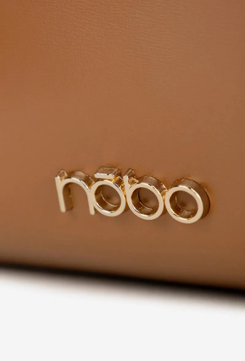 Online Torebka Shopperka Z Klamrą BAG6010-017 Jasnobrązowa Torebki Nobo|Torebki Klasyczne