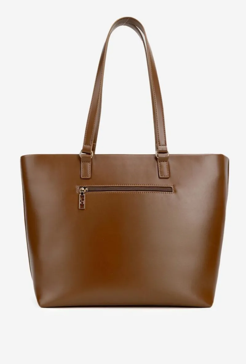 New Nobo Torebka Shopperka Zwierzęcy Wzór BAG5740-M17 Brązowa Brązowy