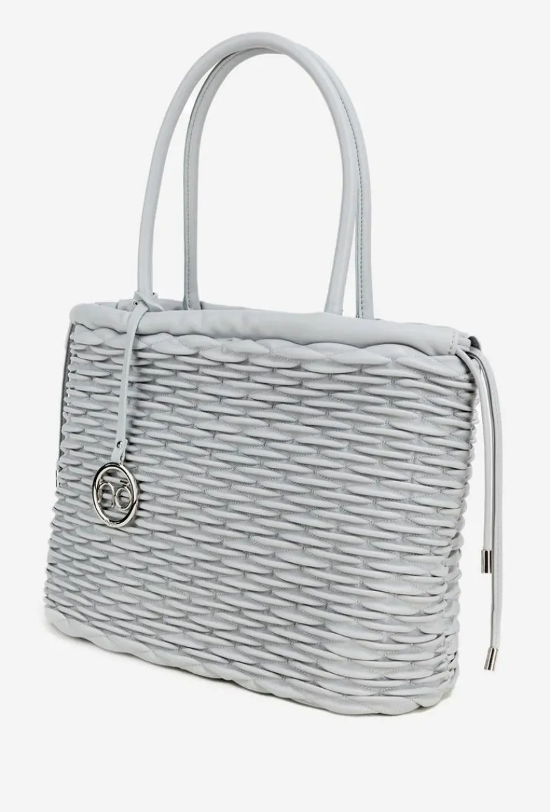 Online Nobo Torebka Typu Shopper BAG5940-M19 Szara Szary