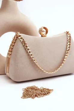 Torebki Kuferki|Kopertówki>Boto Torebka Wizytowa Kopertówka Nadrei Beżowa