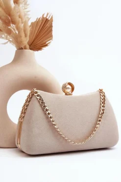 Torebki Kuferki|Kopertówki>Boto Torebka Wizytowa Kopertówka Nadrei Beżowa