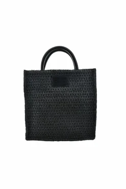 Torebki Klasyczne>Big Star Shoes Torebka Z Plecionką Big Star NN574114 Czarna Czarny