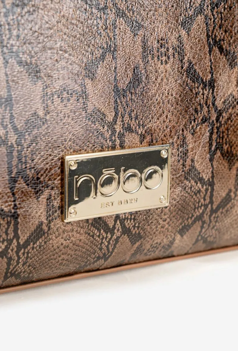 Torebki Nobo|Torebki Klasyczne>Nobo Torebka Zwierzęcy Wzór BAG6150-M17 Brązowa Brązowy