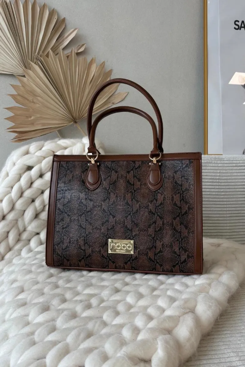 Torebki Nobo|Torebki Klasyczne>Nobo Torebka Zwierzęcy Wzór BAG6150-M17 Brązowa Brązowy
