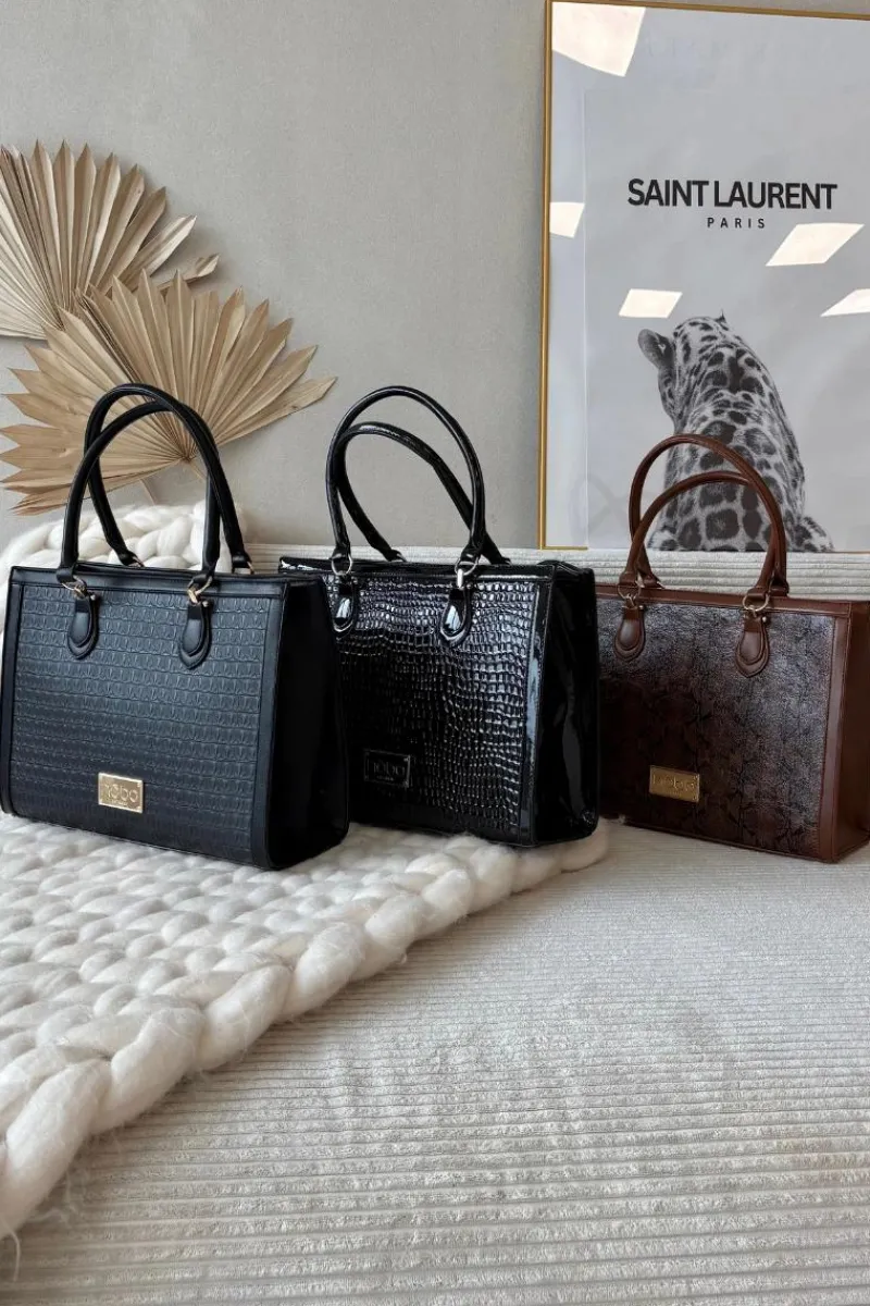 Torebki Nobo|Torebki Klasyczne>Nobo Torebka Zwierzęcy Wzór BAG6150-M17 Brązowa Brązowy