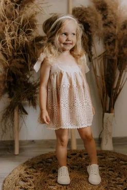 Outlet Trampki Ażurowe Big Star JJ374134 Białe Dzieci Dziewczęce