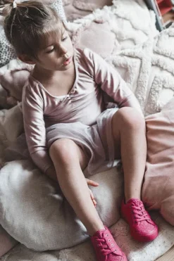 Sale Big Star Shoes Trampki Ażurowe Big Star JJ374131 Różowe