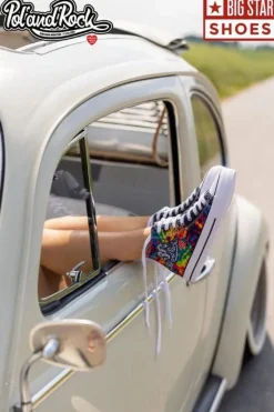 Best Big Star Shoes Trampki damskie - 30. Pol 'and'Rock x Big Star OO274A700 Czarny