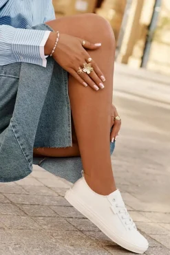 Best Trampki Damskie Big Star RR274730 Białe Damskie Trampki Damskie Big Star|Trampki Damskie Niskie