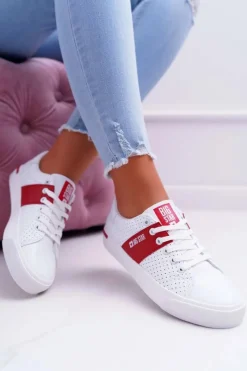 Trampki Damskie Big Star|Trampki Damskie Niskie>Big Star Shoes Trampki Damskie Big Star Białe EE274337