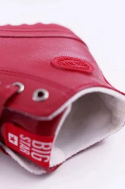 Online Big Star Shoes Trampki Damskie Big Star Wysokie Ocieplane Czerwone EE274112