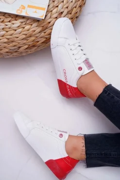 Hot Cross Jeans Trampki Damskie Białe EE2R4016C