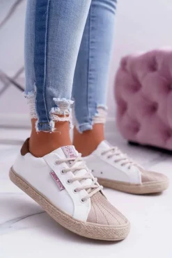 Best Trampki Damskie Białe DD2R4095 Damskie Trampki Damskie Niskie