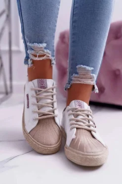 Best Trampki Damskie Białe DD2R4095 Damskie Trampki Damskie Niskie