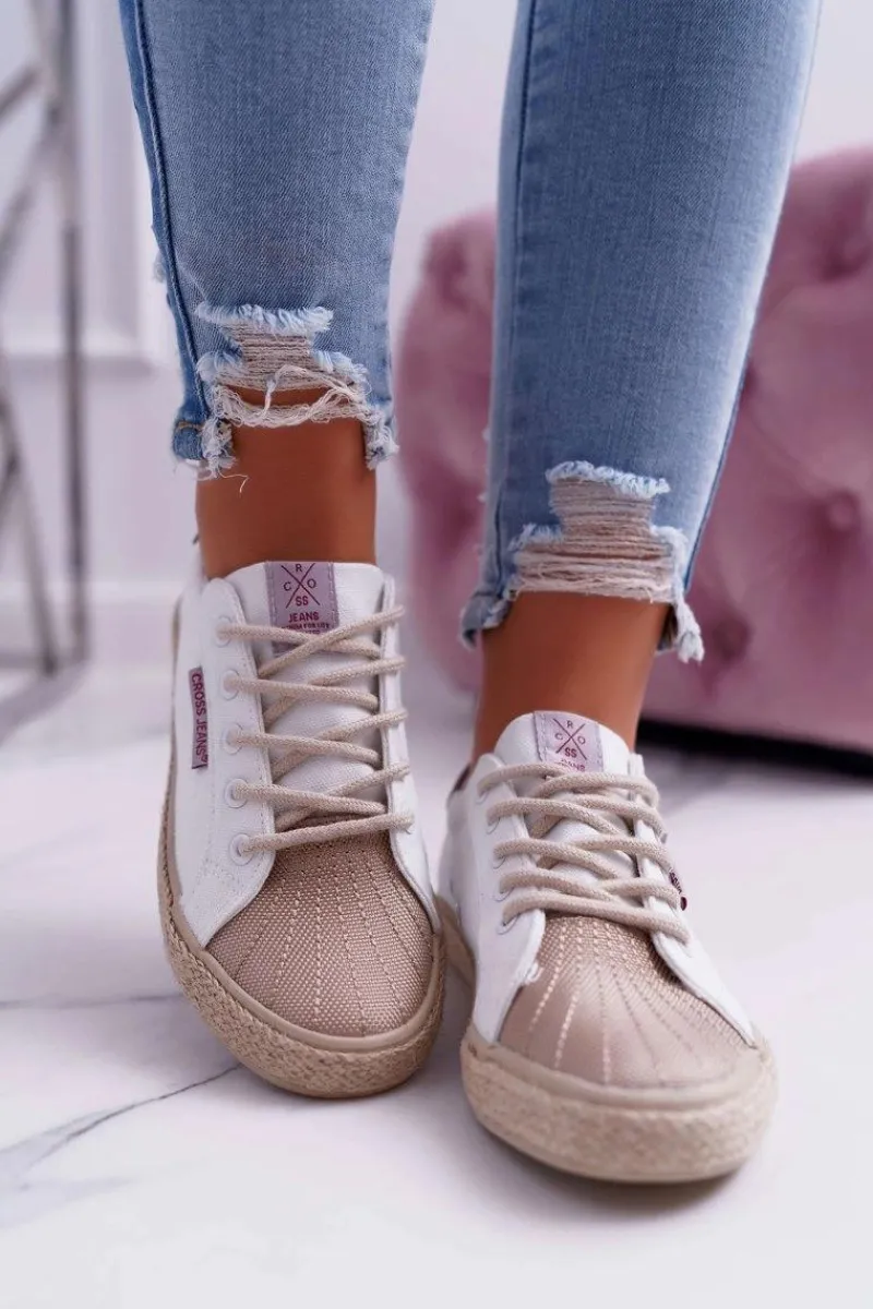 Best Trampki Damskie Białe DD2R4095 Damskie Trampki Damskie Niskie