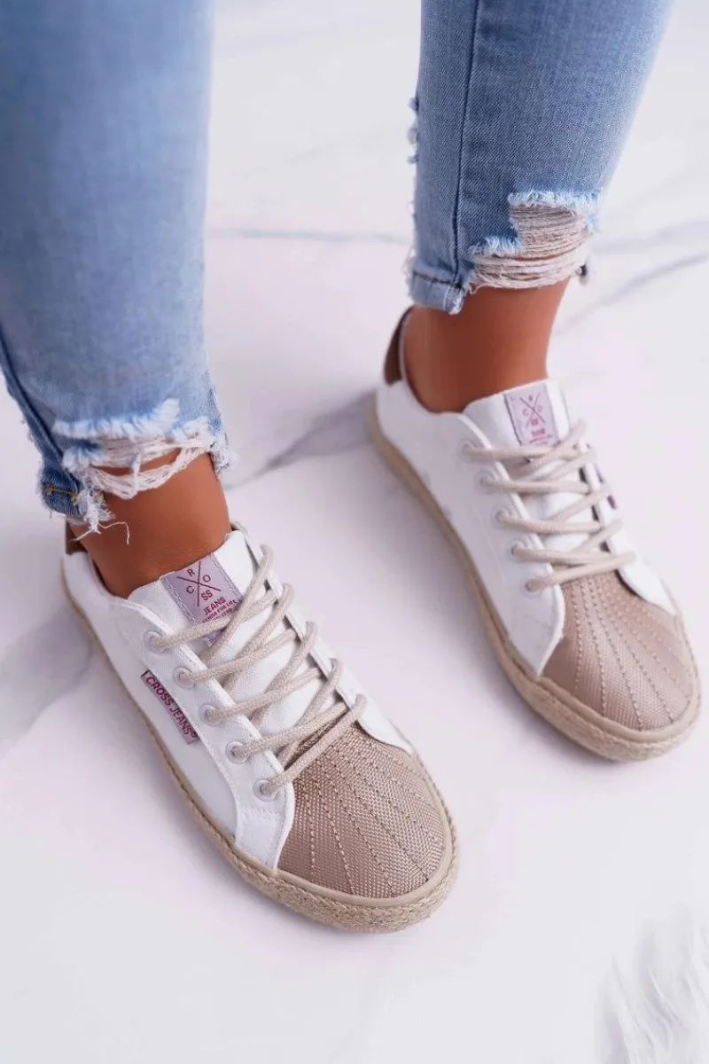 Best Trampki Damskie Białe DD2R4095 Damskie Trampki Damskie Niskie