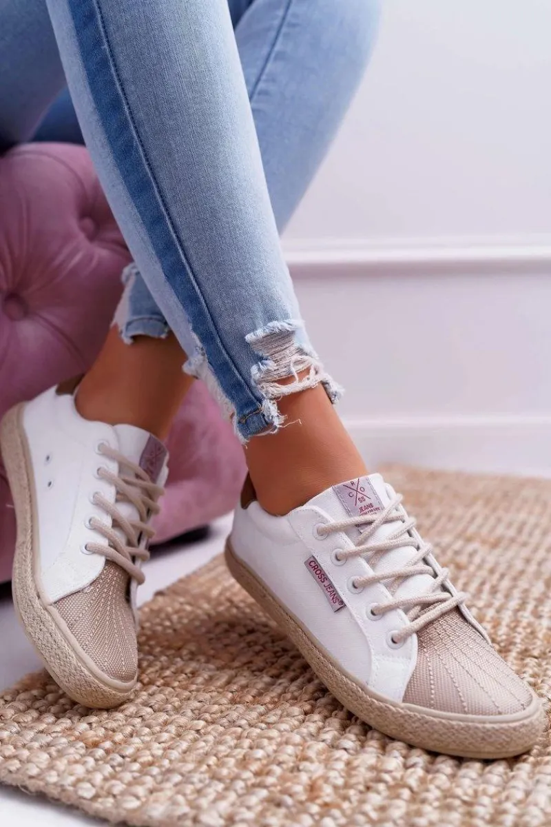 Best Trampki Damskie Białe DD2R4095 Damskie Trampki Damskie Niskie