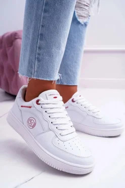 Trampki Damskie Cross Jeans>Cross Jeans Trampki Damskie Białe EE2R4143C