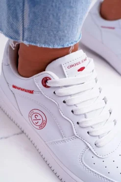 Trampki Damskie Cross Jeans></noscript>Cross Jeans Trampki Damskie Białe EE2R4143C