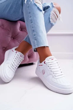 Trampki Damskie Cross Jeans></noscript>Cross Jeans Trampki Damskie Białe EE2R4143C