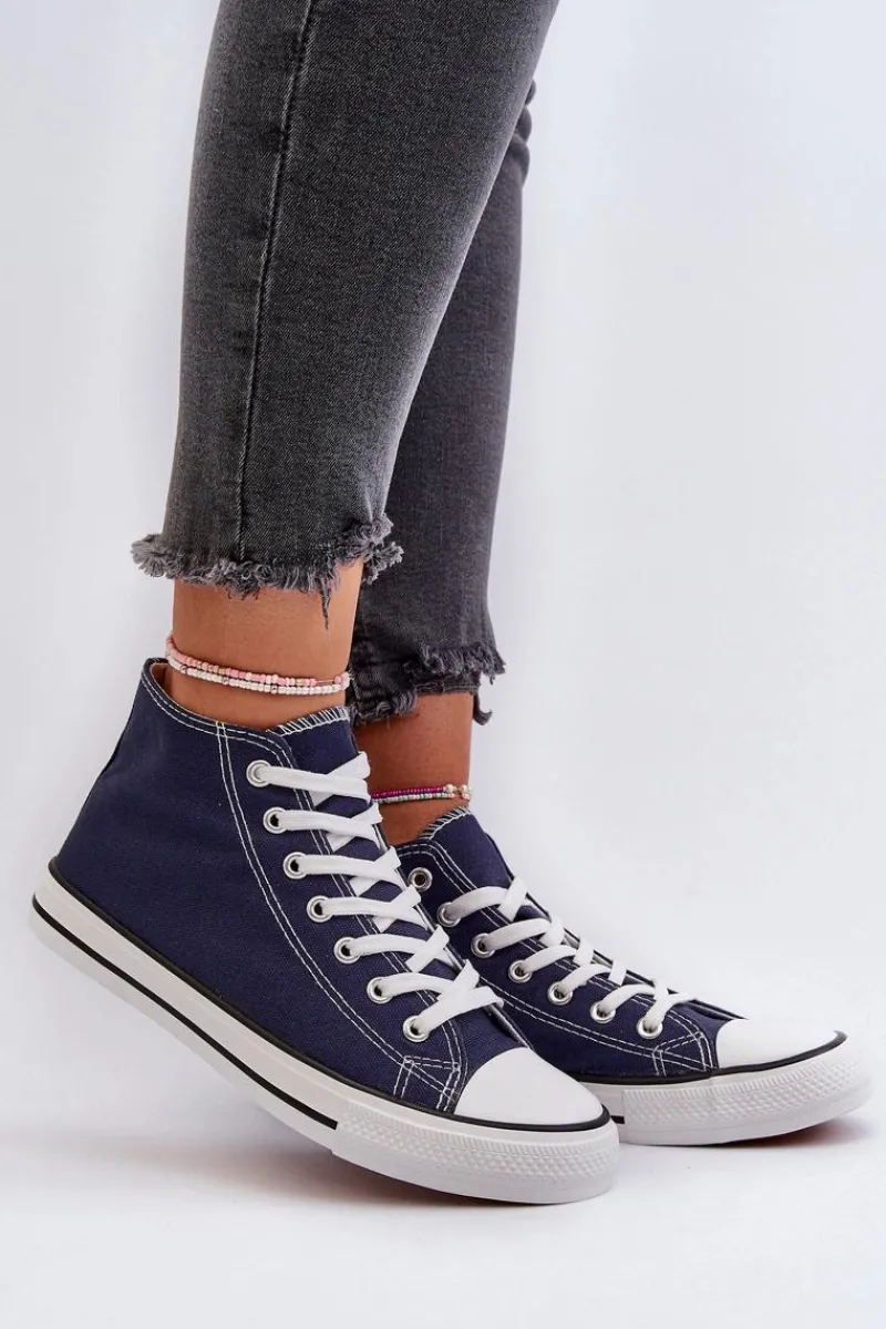 Best Trampki Damskie Granatowe Socerio Damskie Trampki Damskie Niskie