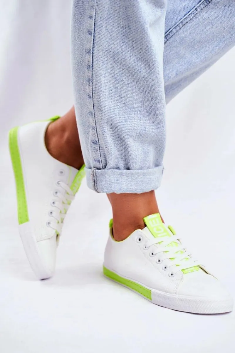 Clearance Boto Trampki Damskie Klasyczne Zielone Ville