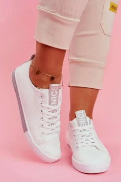 Trampki Damskie Niskie>Boto Trampki Damskie Klasyczne Szare Ville Szary