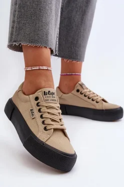 Lee Cooper Trampki Damskie LCW-24-31-2721 Beżowe